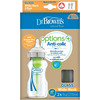 Image of Dr Brown's Options+ Anti-Colic 270ml Glass Bottle Twin Pack