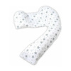 Image of Dreamgenii Pregnancy Support and Feeding Pillow Grey Star