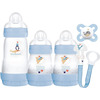 Image of MAM Welcome to the World Newborn Baby Bottle gift set (Colour: Blue)