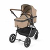 Image of Ickle Bubba Cosmo 2 in 1 Pushchair (Frame: Gunmetal, Fabric Colour: Desert, Handle Bars: Tan)