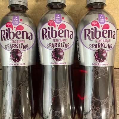 Ribena Sparkling Blackcurrant Zero Sugar 500ml