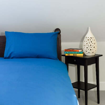 Polycotton Royal Blue - Extra Large Single Duvet Cover Set – The Big Little Duvet Co.