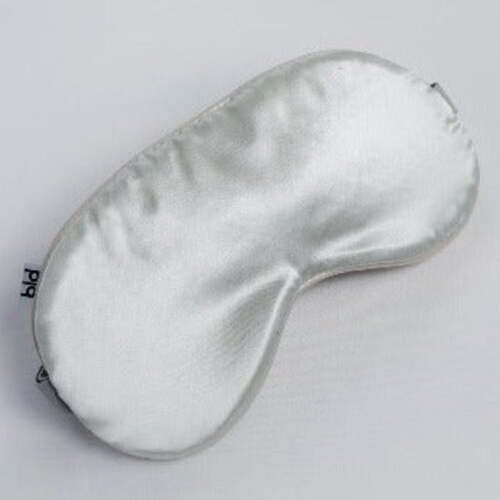 Luxury Anti-Ageing Silk Eye Mask in Silver Grey