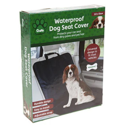 Crufts Kennel Club Waterproof Dog Car Seat Cover