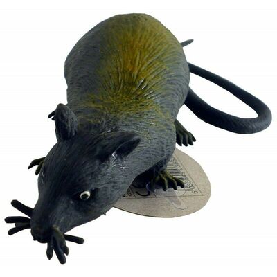 3 x Giant 35cm Fake Pretend Rubber King Rat Toys