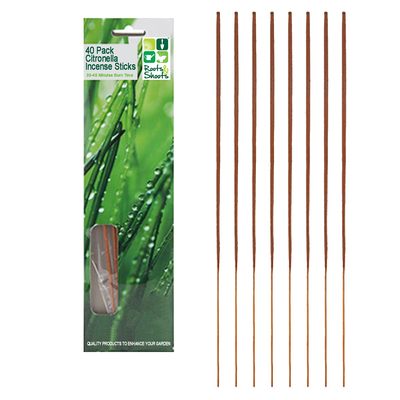 40 Pack Citronella Outdoor Garden Anti Bug Fly Mosquito Incense Sticks