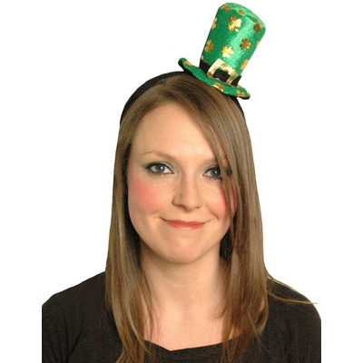Mini Leprechaun Top Hat Bopper St Patricks Day Fancy Dress