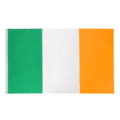 Irish Flag 5ft x 3ft Large Fabric Ireland St Patricks Party Decoration - 1 Flag