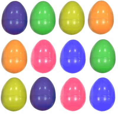 Plastic Fillable Eggs For Hunt The Easter Egg Game - Twenty-Four Eggs