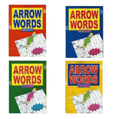 Arrow Words General Knowledge Crosswords Adult Puzzle Book - One Book (Number 4)
