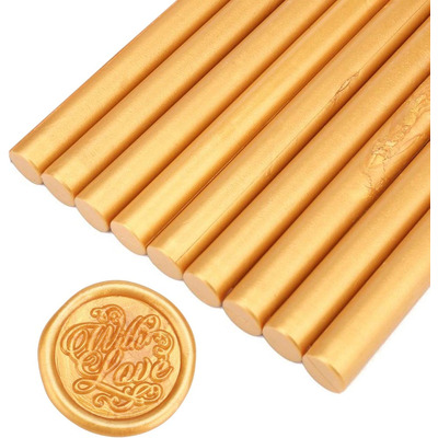 1 x Manuscript 8mm Gold Individual Sealing Wax Stick