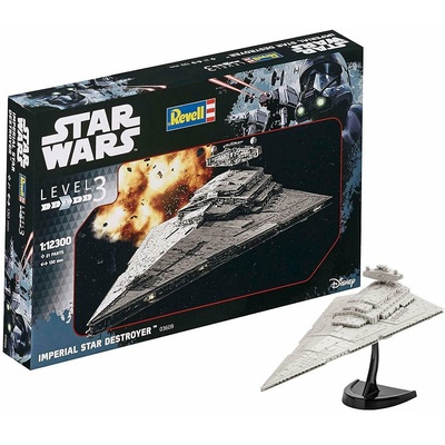 Revell Imperial Star Destroyer Star Wars Space Ship Model Kit Scale 1:12300