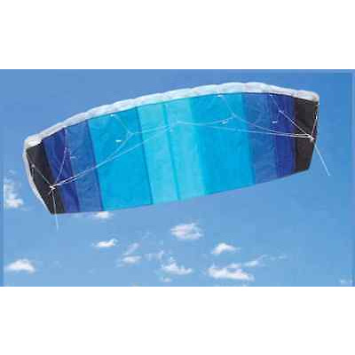 120cm Beginners Blue Frameless Parafoil Stunt Kite