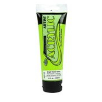 120ml Tube Of Artists Quality Acrylic Paint - Bright Yellow Green