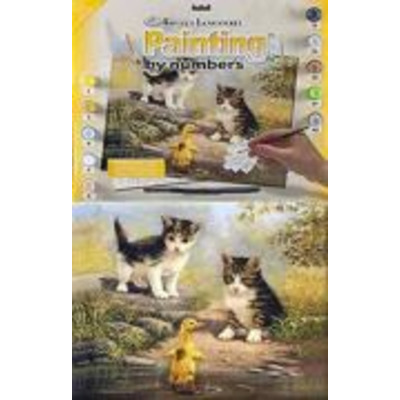A3 Painting By Numbers Kit - Pond Pals Pjl33
