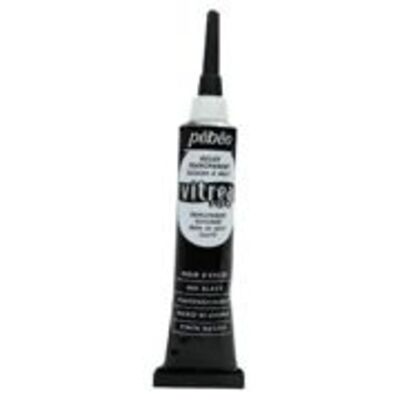 Pebeo Vitrea 160 Black Glass Paint Outliner - 114066