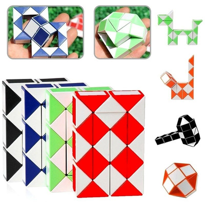 Snake Puzzle Magic Fidget Twist Cube Kids Sensory Toy - TWENTY-FOUR