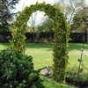 2.4m Metal Garden Arch Archway Ivy Rose Flower Climbing Trellis Frame