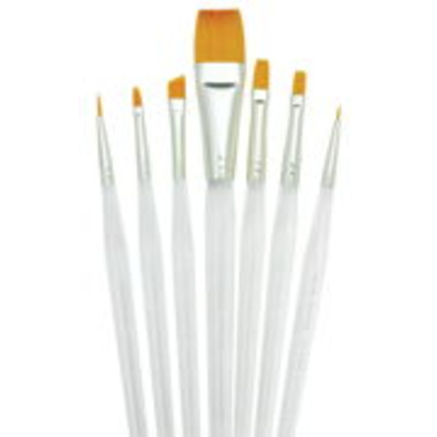Clear Choice Range Artist Taklon Paint Brush Special Variety 7 Piece Set Cl-special7