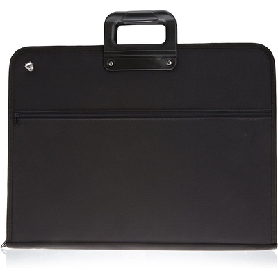 A3 Art Portfolio Cushioned Carry Case With Shoulder Strap - Non Ring