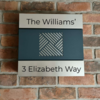 Steel Premium Letterbox - Avila - Anthracite Grey - Personalised