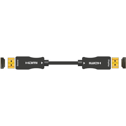 4K UHD Active Fibre Optic HDMI 2.0 Lead - 50m