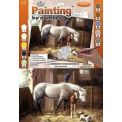 A3 Large Painting By Numbers Kit - Farmyard Animals Pal24