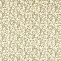 Image of William Morris Golden Lily Fabric Linen Blush F1677/03 - By The Metre
