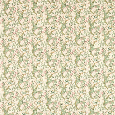 William Morris Golden Lily Fabric Linen Blush F1677/03 - By The Metre