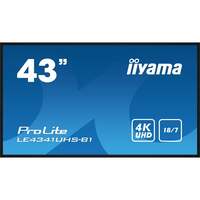 Image of iiyama 43" LE4341UHS-B1 4k 350 cd/m VESA 400x400 PROLITE Signag