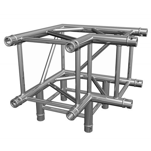 Contestage Quatro290 Truss 3 Way Corner - Aluminium
