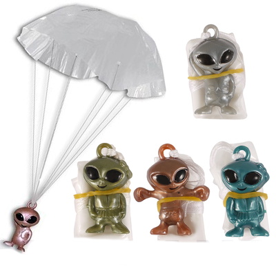 24 x Assorted Alien Parachuter Party Bag Cracker Toys