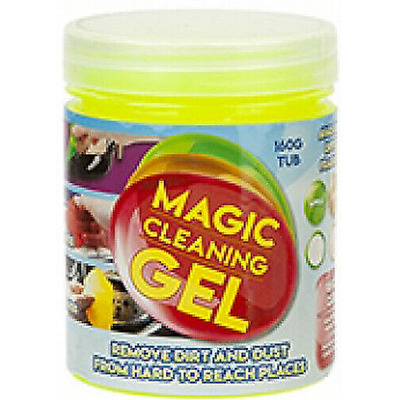 160g All-Purpose Magic Cleaning Gel Gum Cleaner - Assorted - Yellow/Lemon