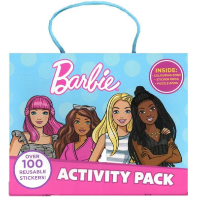 Girls Kids Barbie Movie Three Book Activity Play Pack