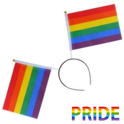 Unisex Gay LGBT Pride Rainbow Flag Headband