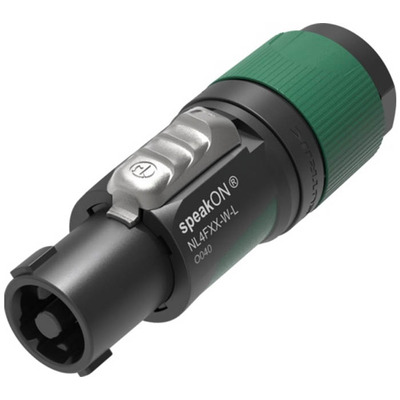 Neutrik NL4FXX-W-L SpeakON 4 Pole Connector 10-16mm