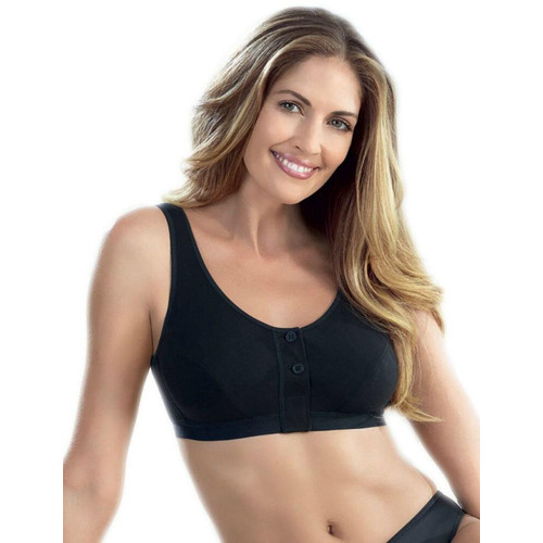 Anita Care Isra Front Closure Post Mastectomy Operative Bra - Black
