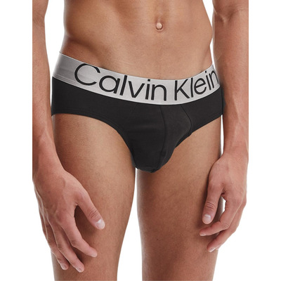 Calvin Klein Mens Steel Cotton Hip Brief