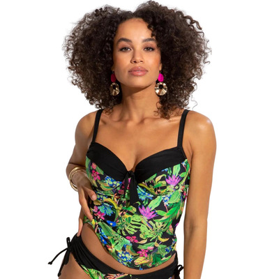 Pour Moi St Lucia Padded Underwired Tankini Top