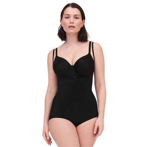 Chantelle Basic Shaping Open Bust Bodysuit - Black