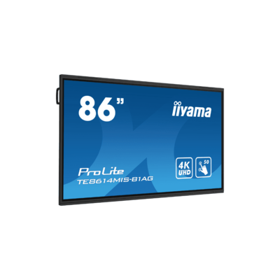 iiyama PROLITEPROLITE TE8614MIS-B1AG Interactive 4K LCD Touchscreen