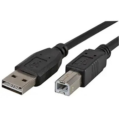 USB 2.0 A to B Lead Male to Male - 0.5m