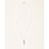 Hazel necklace with blue topaz & diamonds - 18 carat solid gold at Carousel Jewels