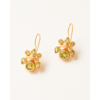 Intricate peridot heritage gold earrings at Carousel Jewels