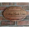 Image of Premium Sapele Wooden House Sign - 35.5cm x 21.5cm