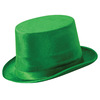 Green Velour Top Hat St Patricks Day Fancy Dress - Four