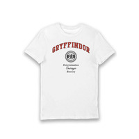 Harry Potter Gryffindor Collegiate Style T-Shirt - White - XXL