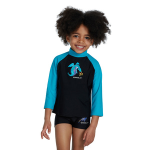 Ignite His Imagination with the Speedo Boys Long Sleeve Printed Rash Top