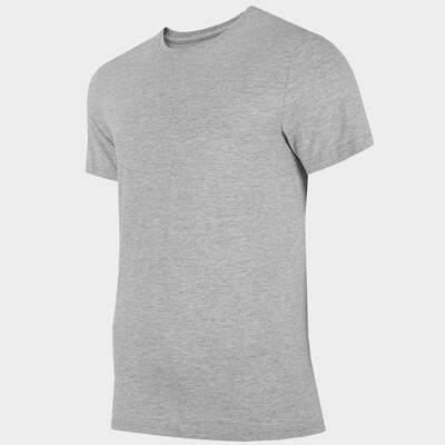 4F Mens Simple T-shirt - Gray