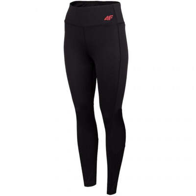 4F Womens Leggings - Deep Black
